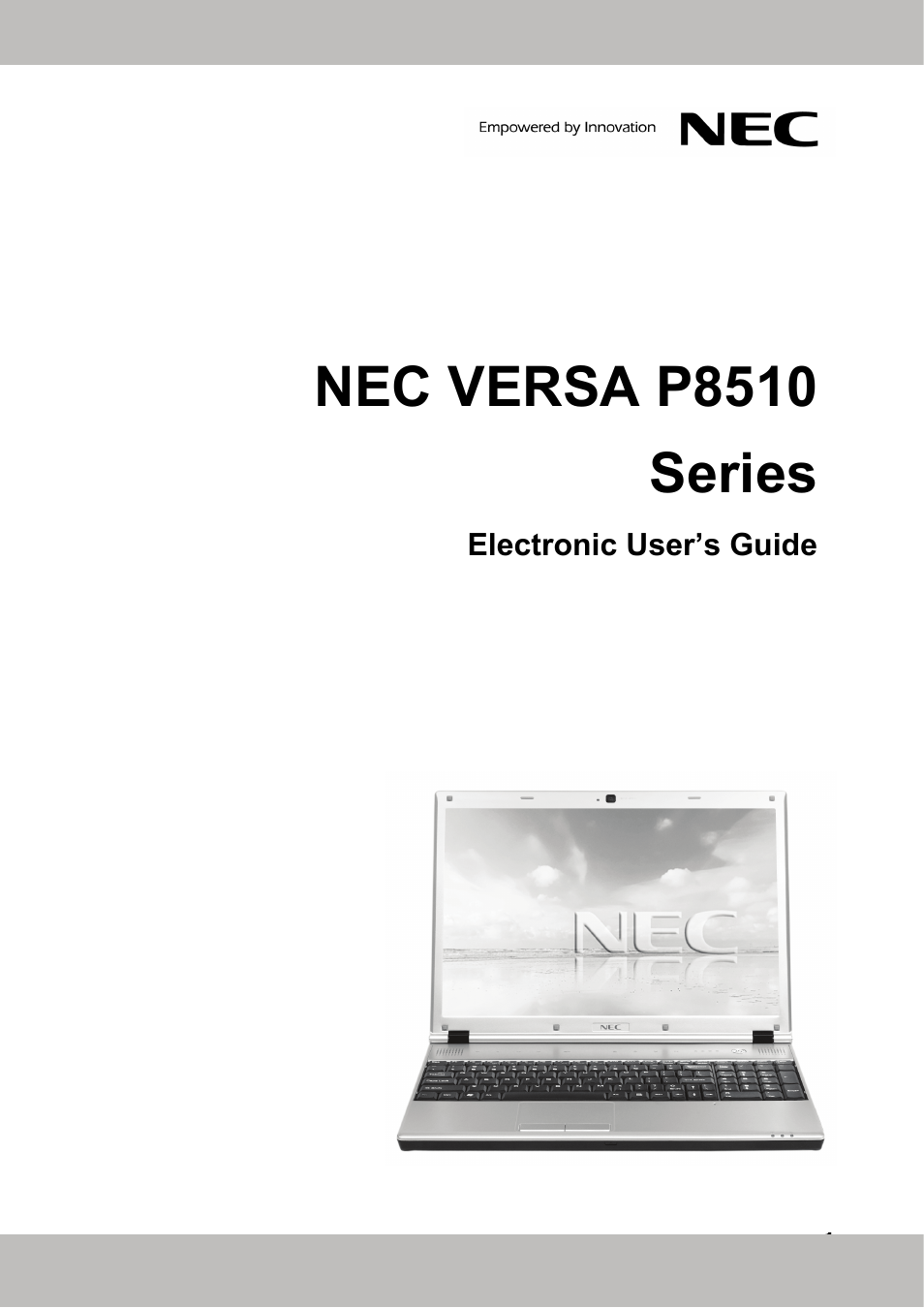 NEC VERSA P8510 User Manual | 94 pages