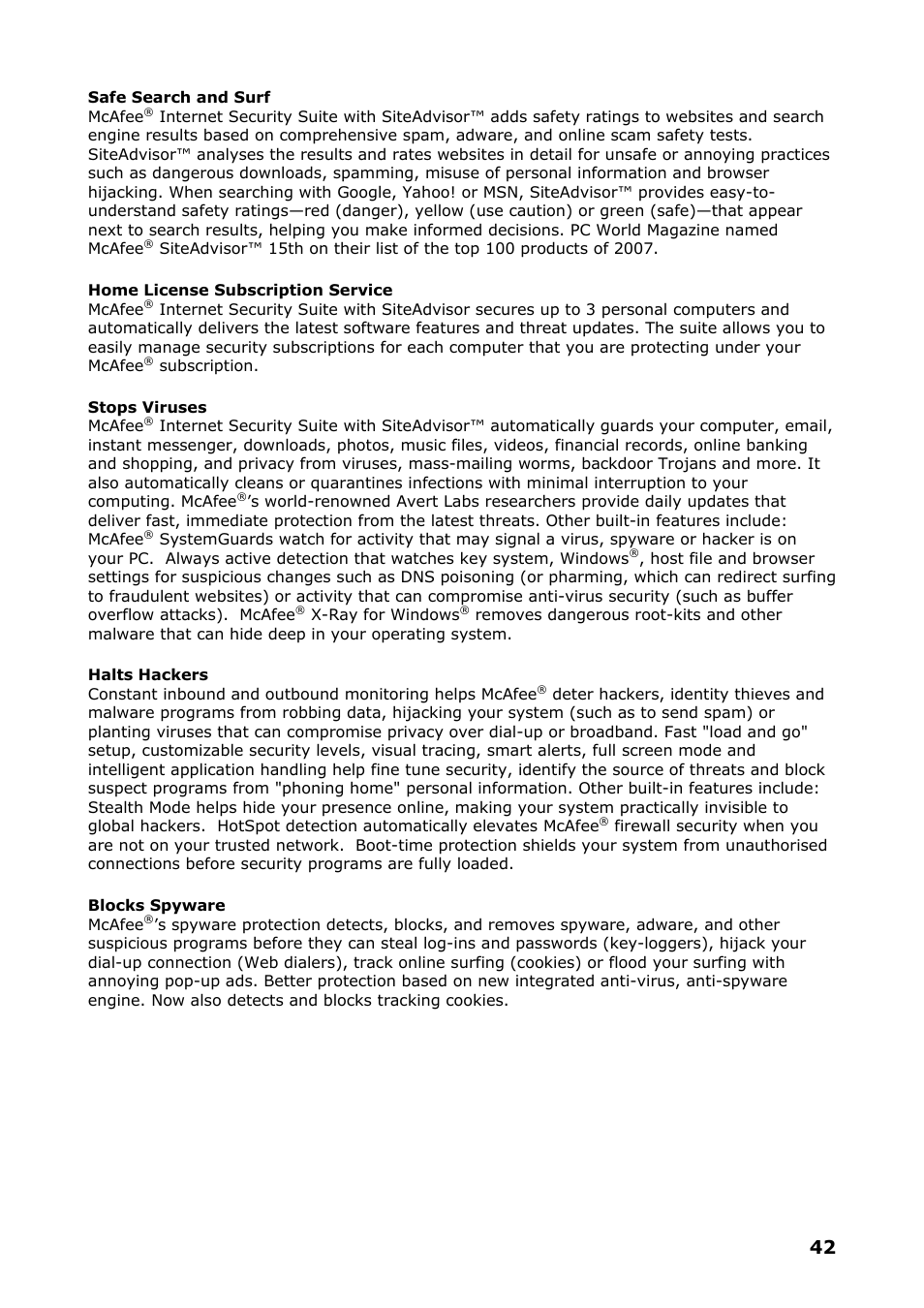 NEC VERSA P8510 User Manual | Page 42 / 94
