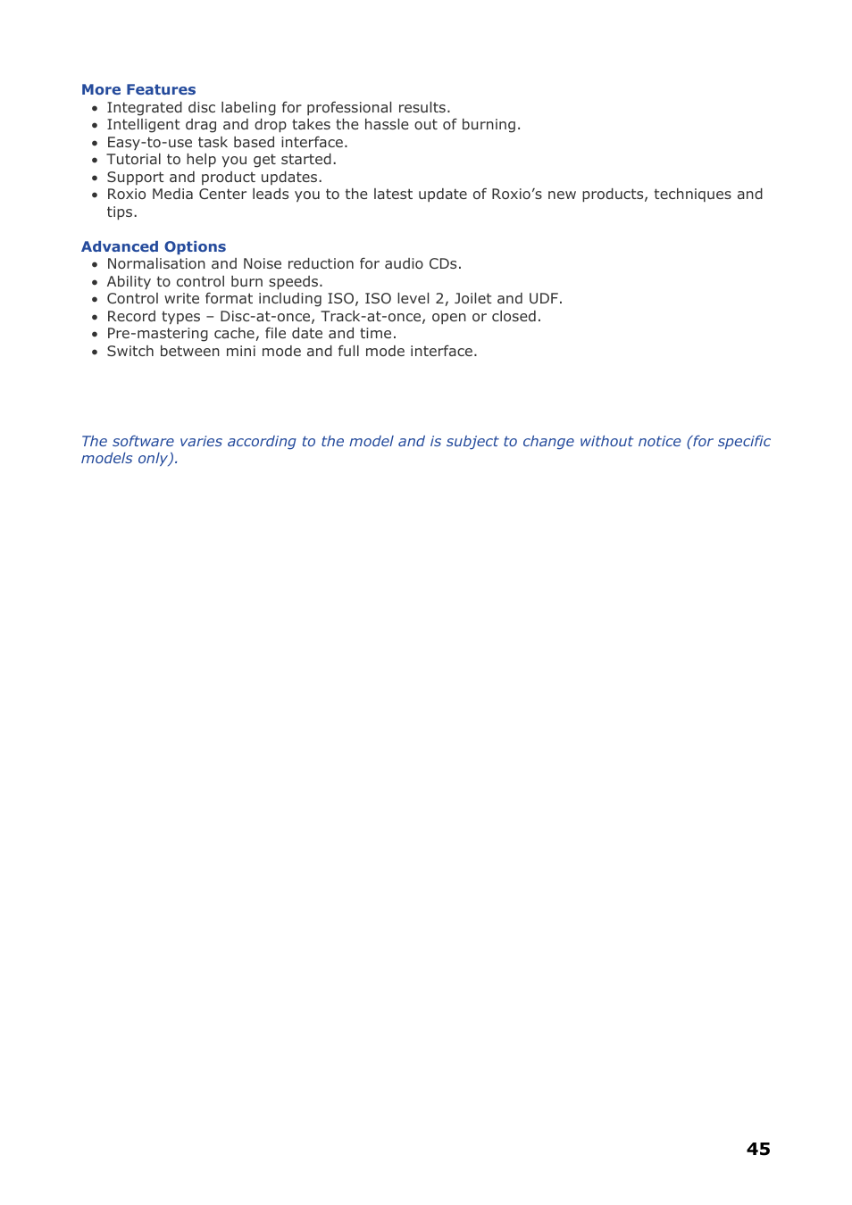 NEC VERSA P8510 User Manual | Page 45 / 94