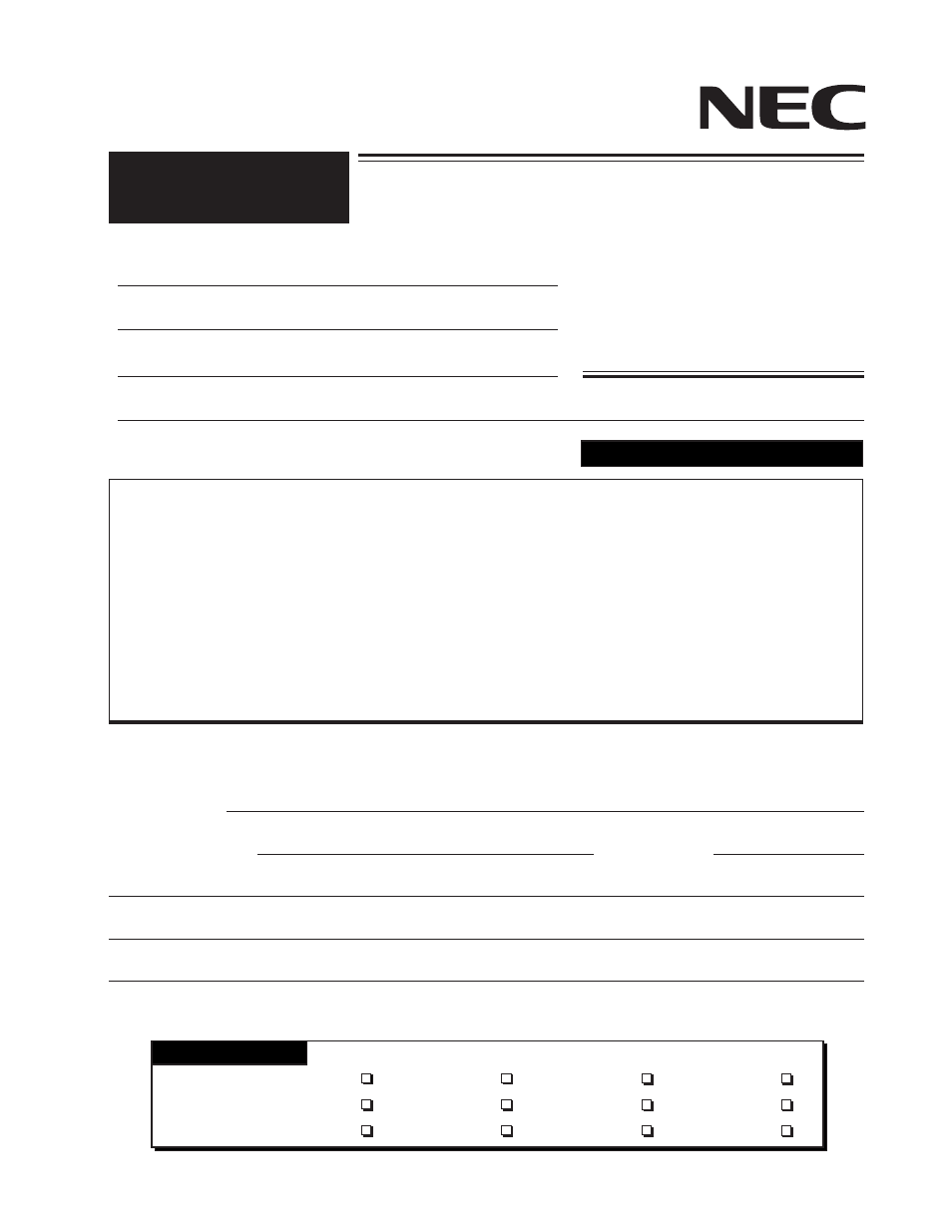 Facsimile, Message | NEC uPD78056Y User Manual | Page 603 / 603