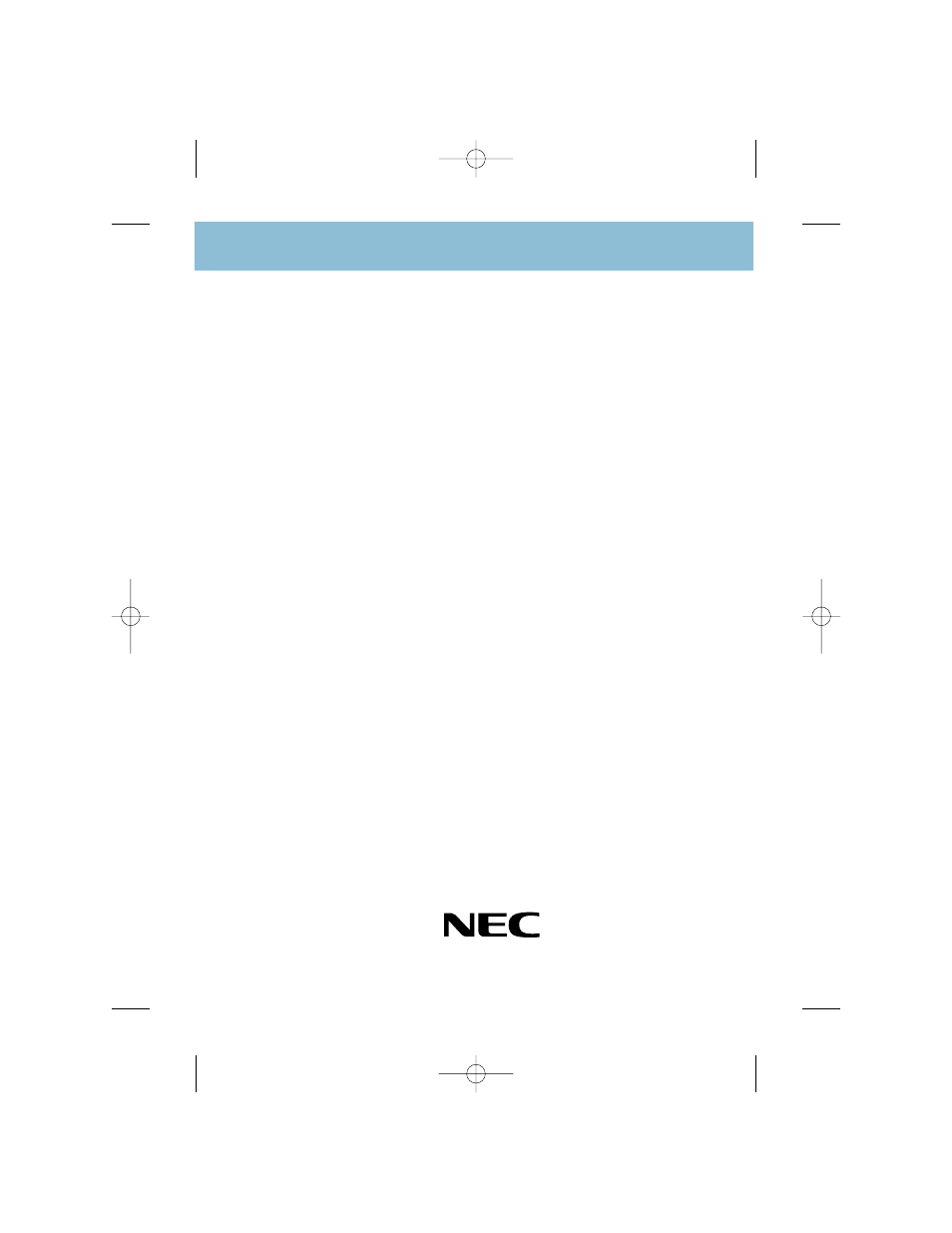 NEC i-Series User Manual | Page 8 / 8