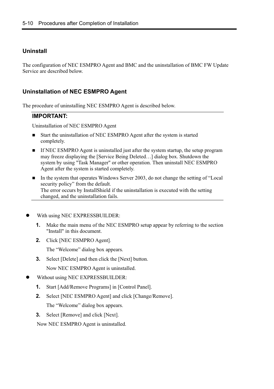 NEC EXPRESS5800 N8800-099F User Manual | Page 106 / 136
