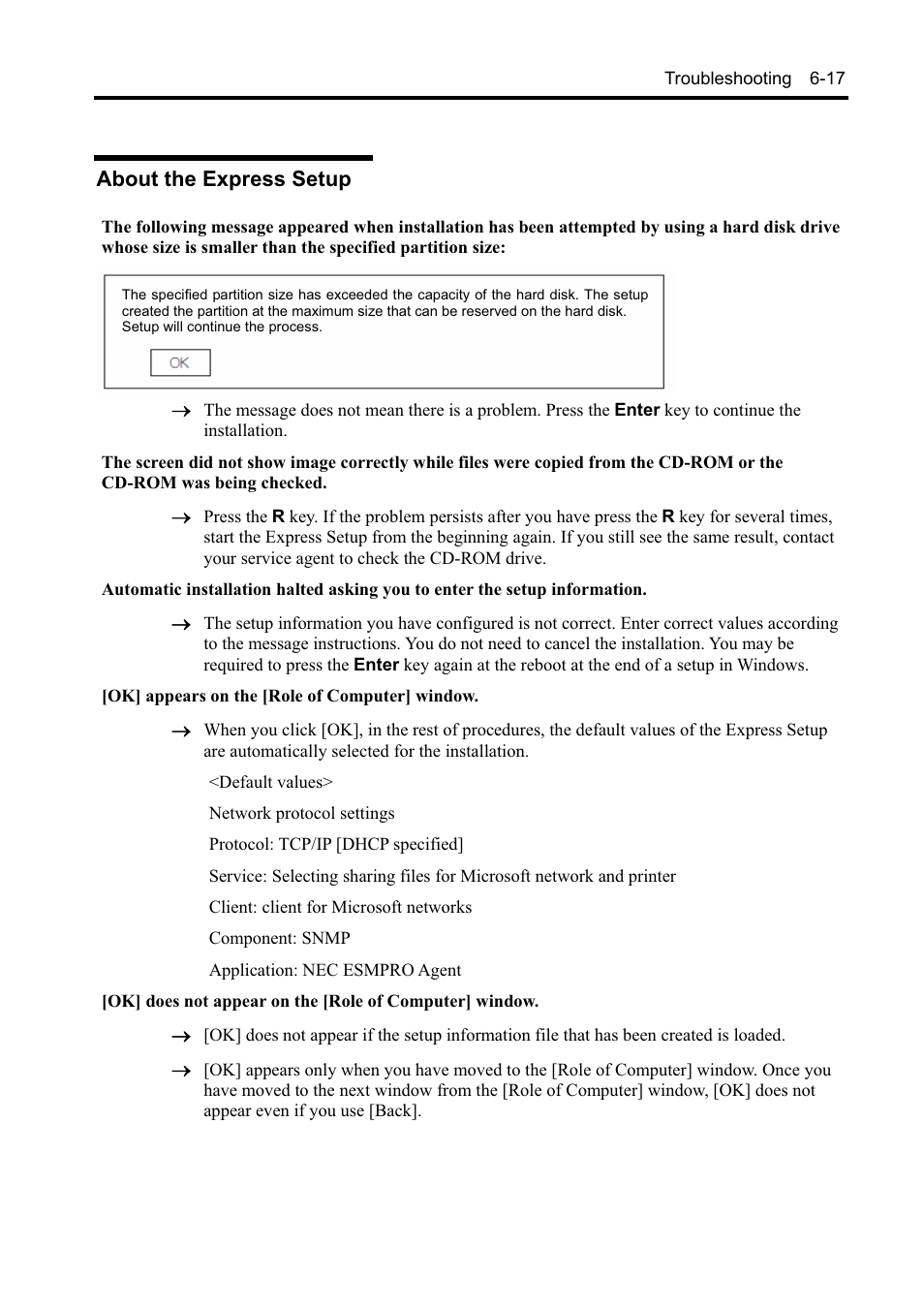 About the express setup | NEC EXPRESS5800 N8800-099F User Manual | Page 129 / 136