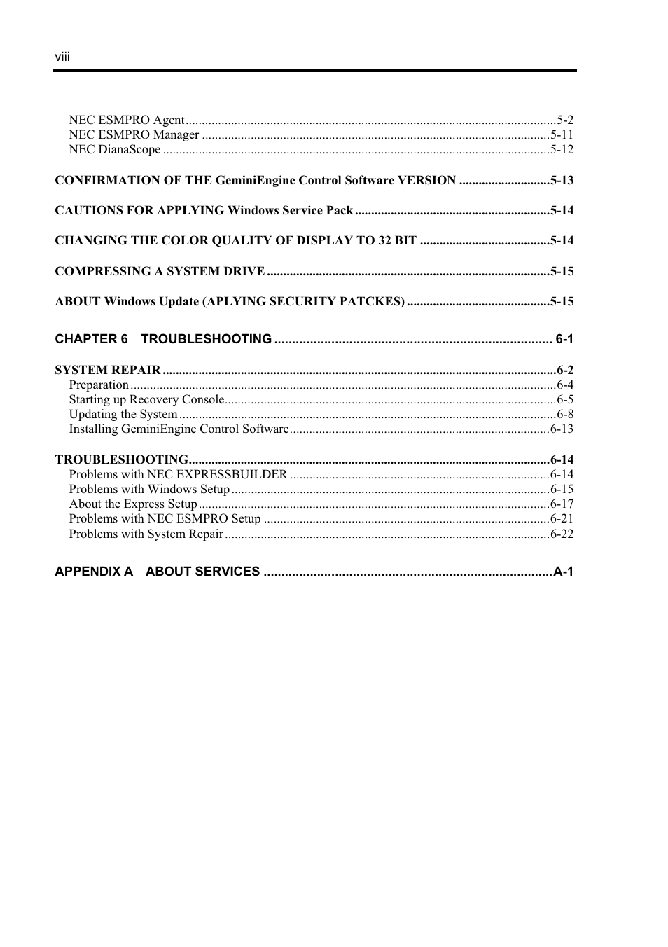 NEC EXPRESS5800 N8800-099F User Manual | Page 18 / 136