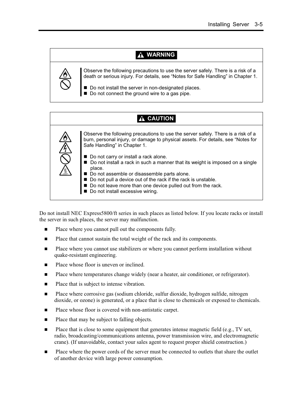 NEC EXPRESS5800 N8800-099F User Manual | Page 47 / 136