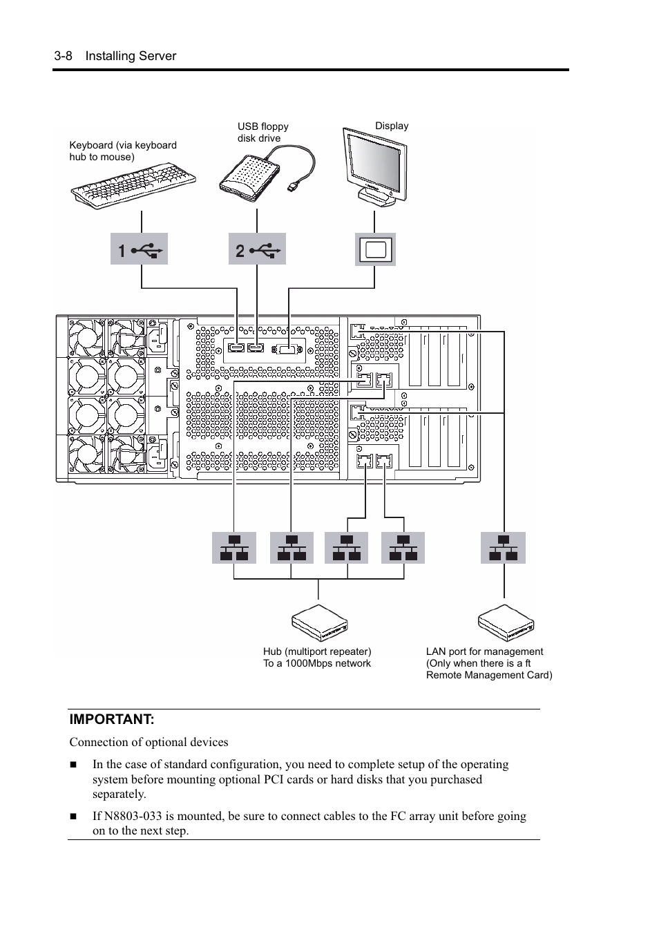 Important | NEC EXPRESS5800 N8800-099F User Manual | Page 50 / 136