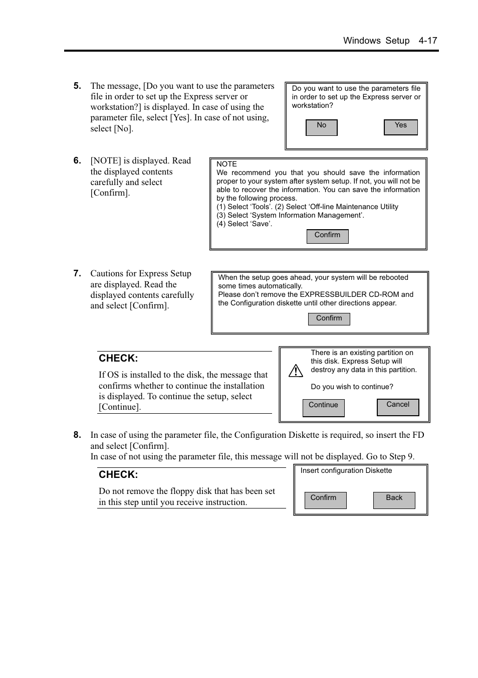 Check | NEC EXPRESS5800 N8800-099F User Manual | Page 69 / 136