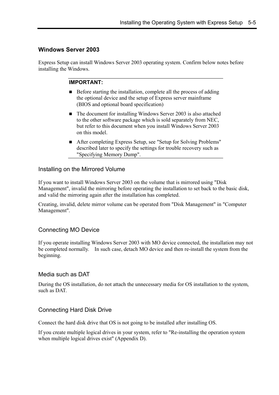 NEC Express5800/120Rh-2 N8100-1126F User Manual | Page 147 / 406