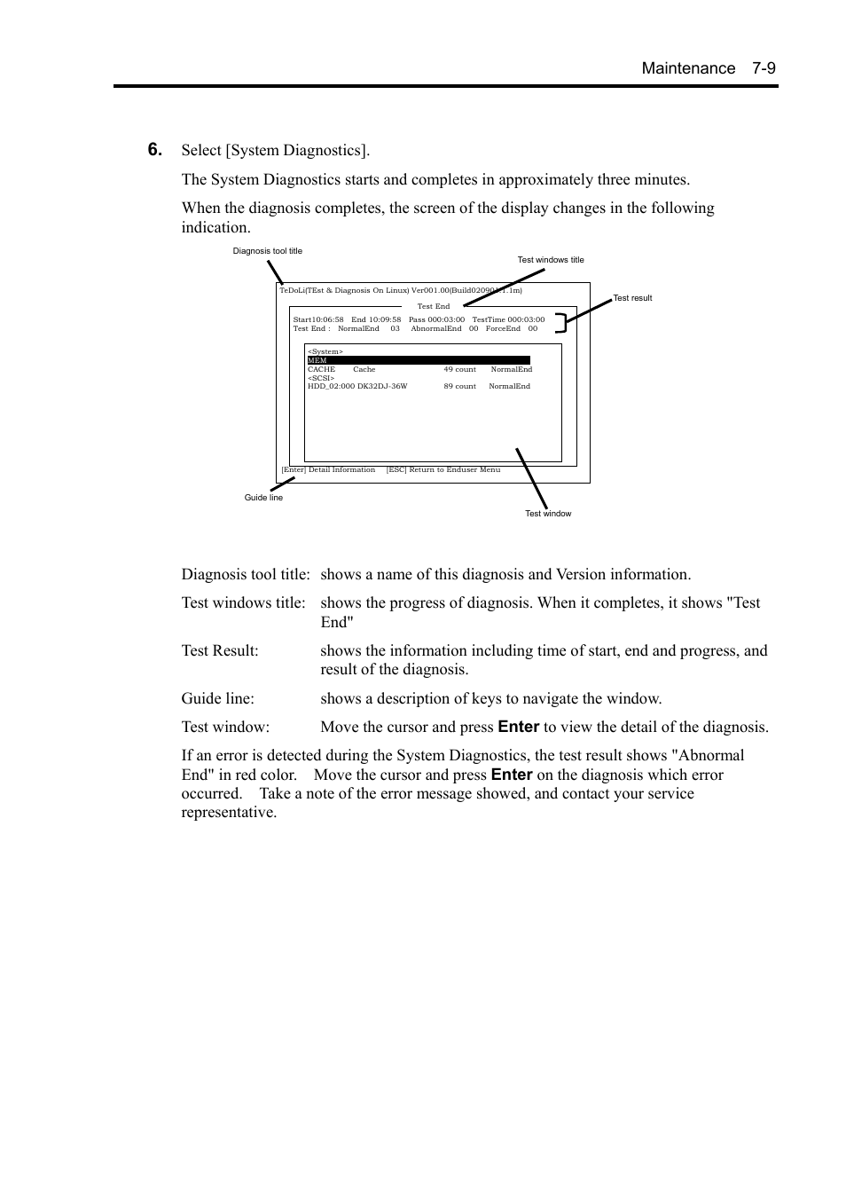 Maintenance 7-9 | NEC Express5800/120Rh-2 N8100-1126F User Manual | Page 233 / 406