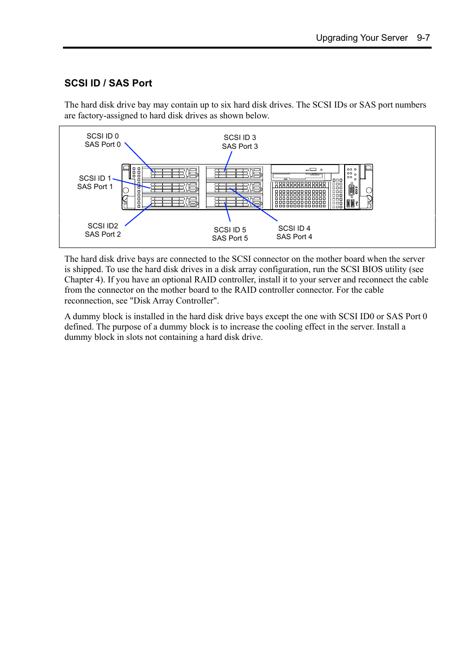 Scsi id / sas port | NEC Express5800/120Rh-2 N8100-1126F User Manual | Page 281 / 406