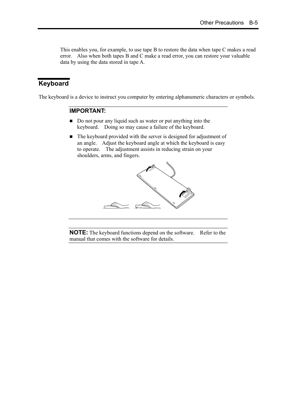 Keyboard | NEC Express5800/120Rh-2 N8100-1126F User Manual | Page 343 / 406