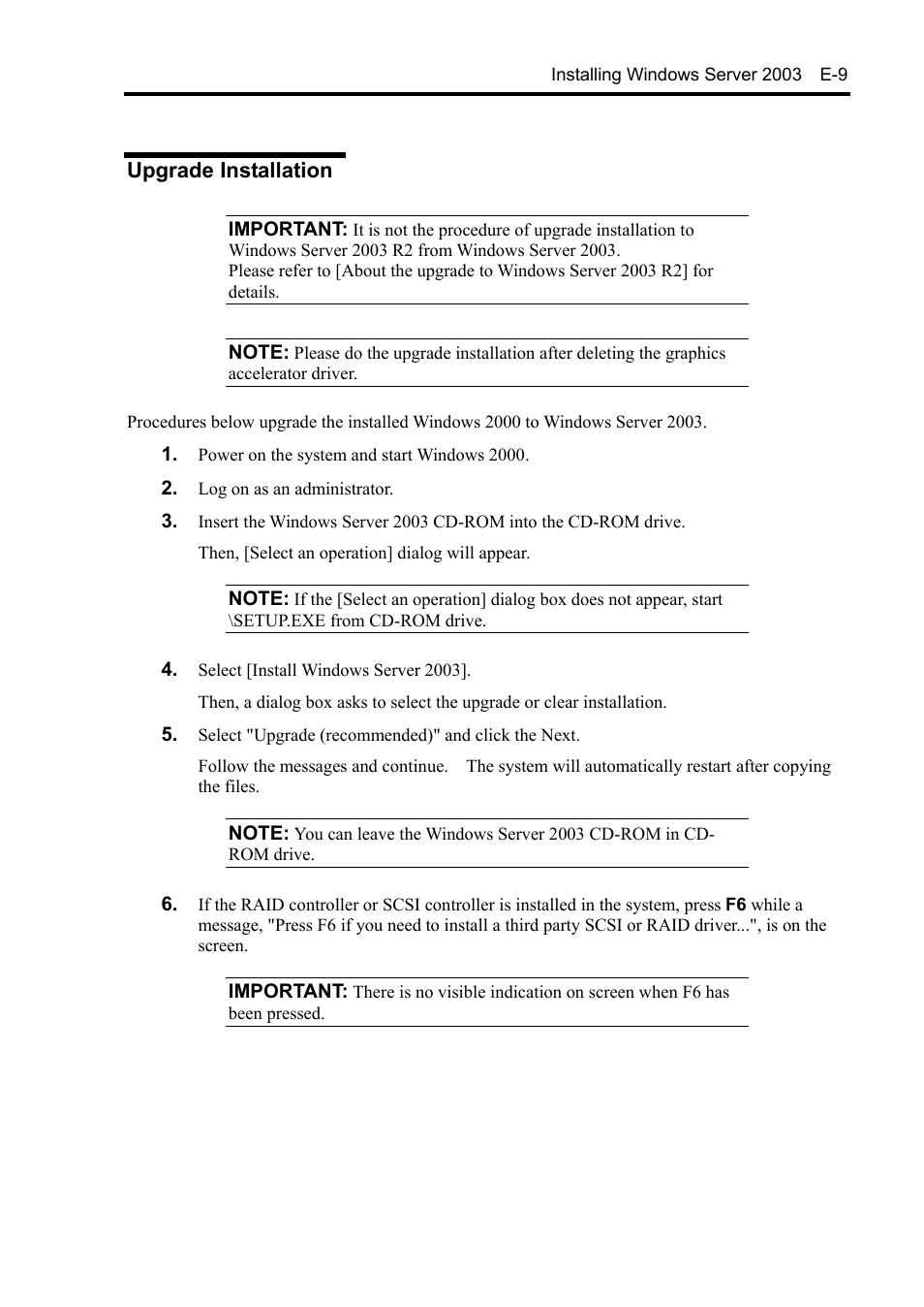 Upgrade installation | NEC Express5800/120Rh-2 N8100-1126F User Manual | Page 371 / 406