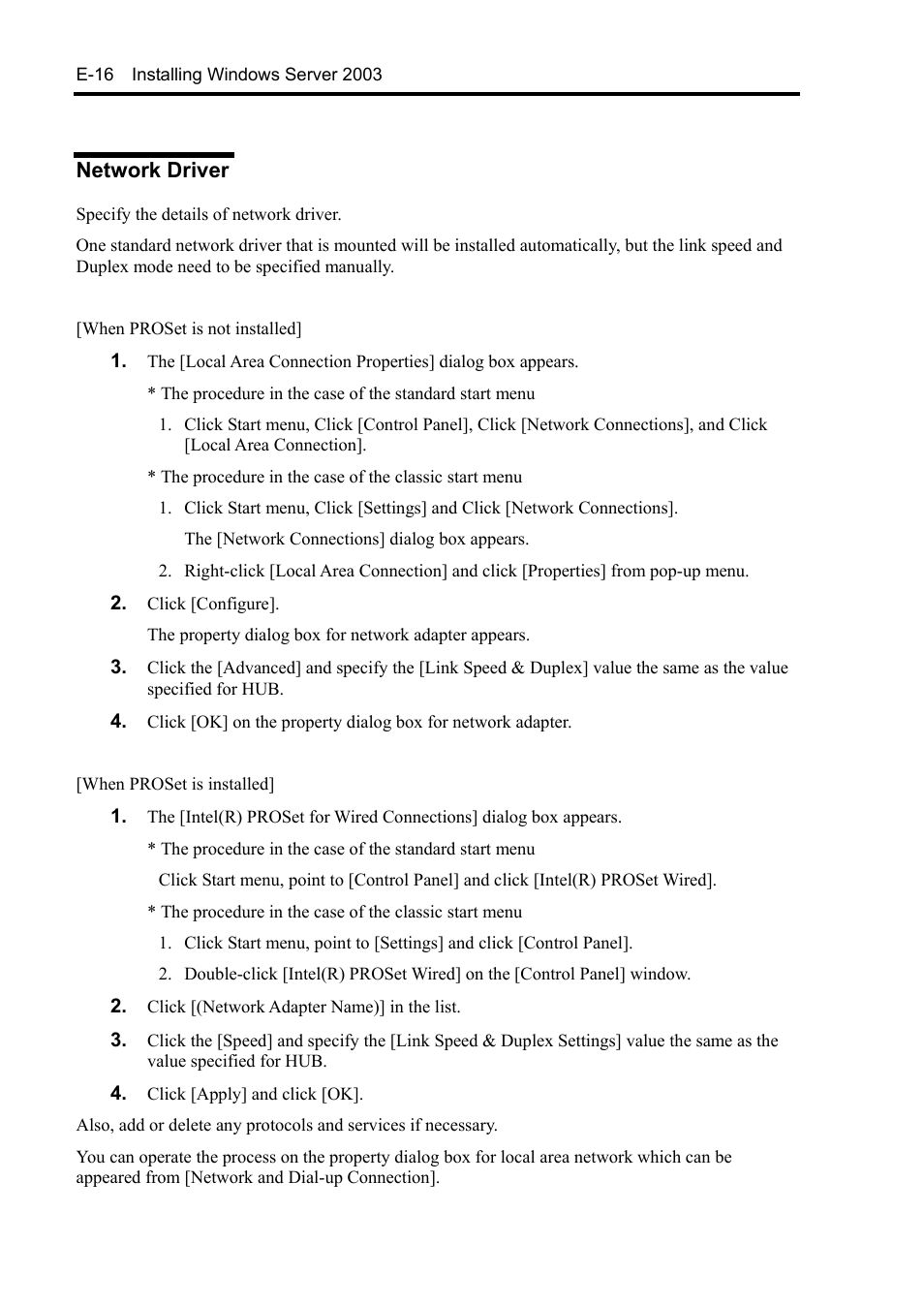 Network driver | NEC Express5800/120Rh-2 N8100-1126F User Manual | Page 378 / 406