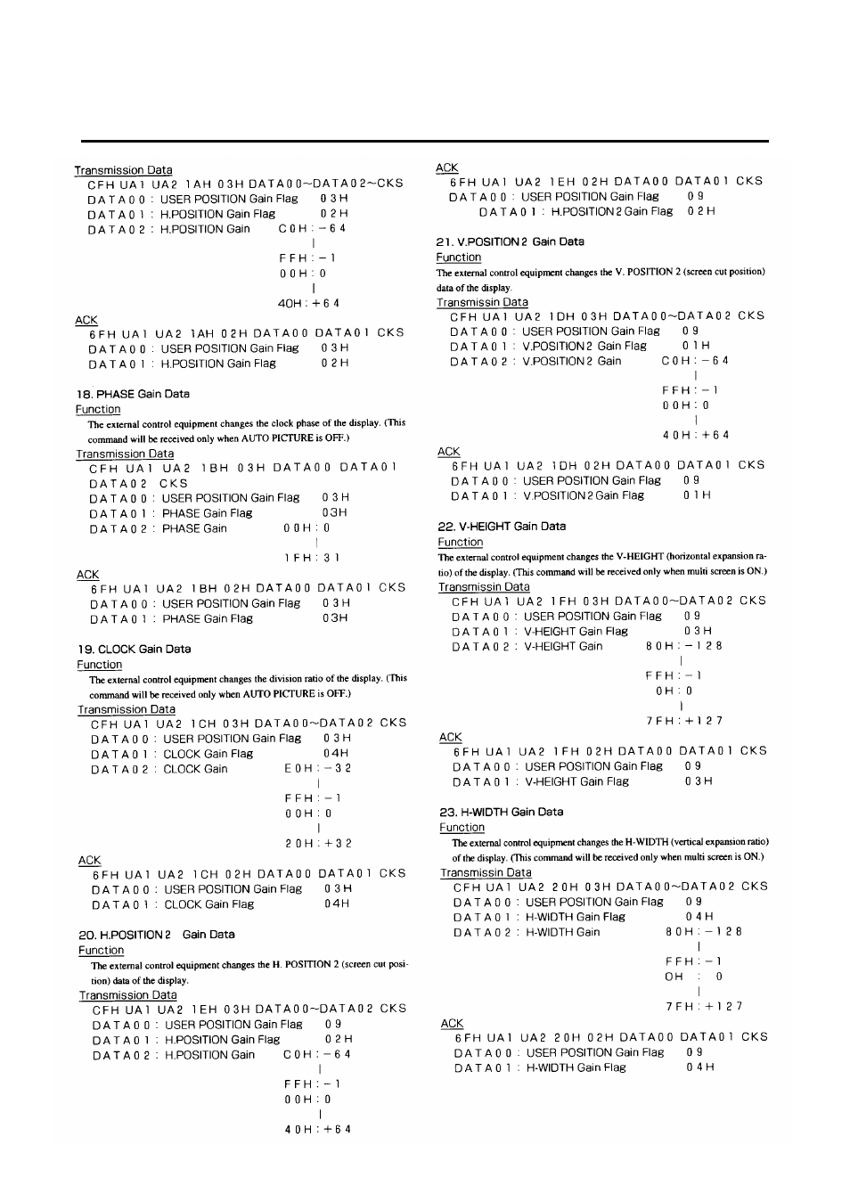 NEC 42/50PD1 User Manual | Page 57 / 64