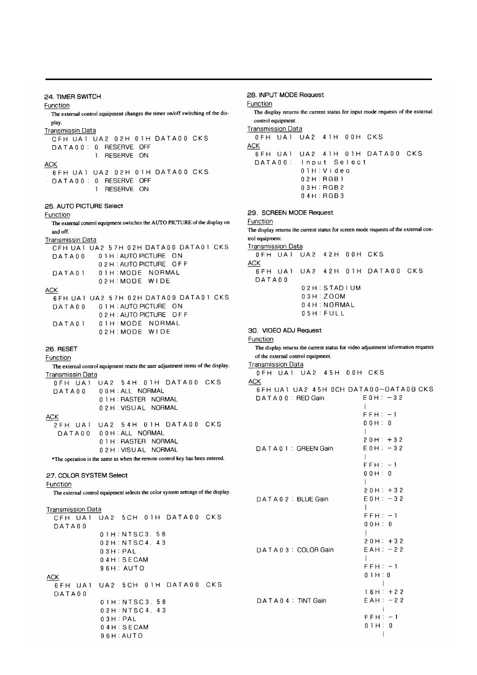 NEC 42/50PD1 User Manual | Page 58 / 64