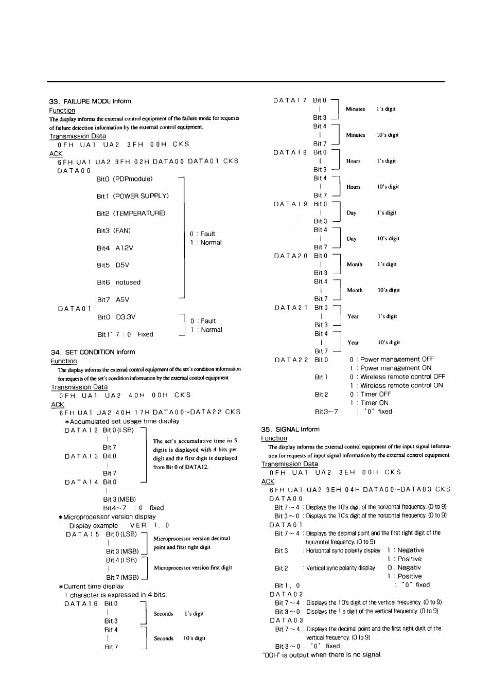 NEC 42/50PD1 User Manual | Page 60 / 64