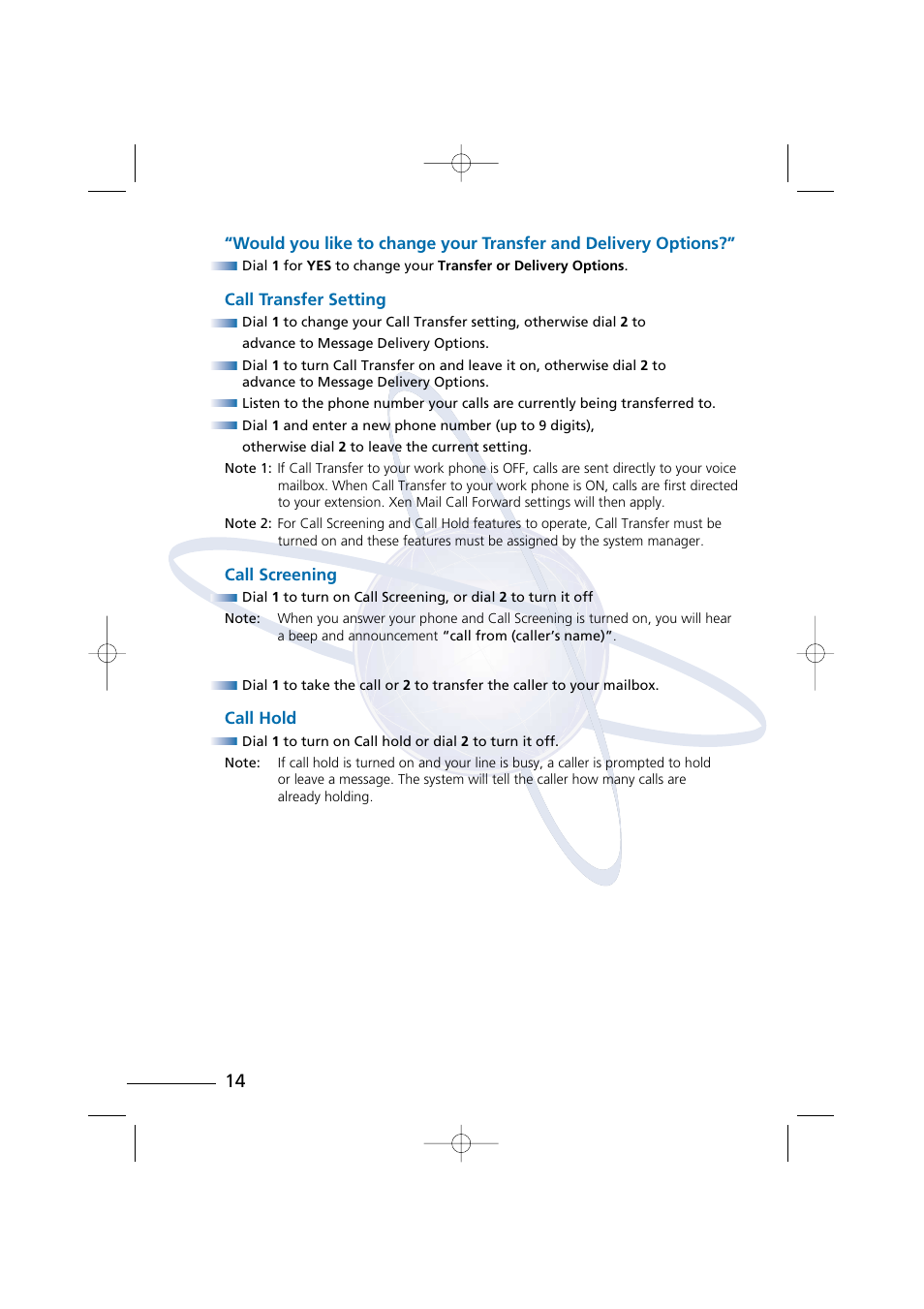 NEC Xen Digital Voicemail User Manual | Page 16 / 30