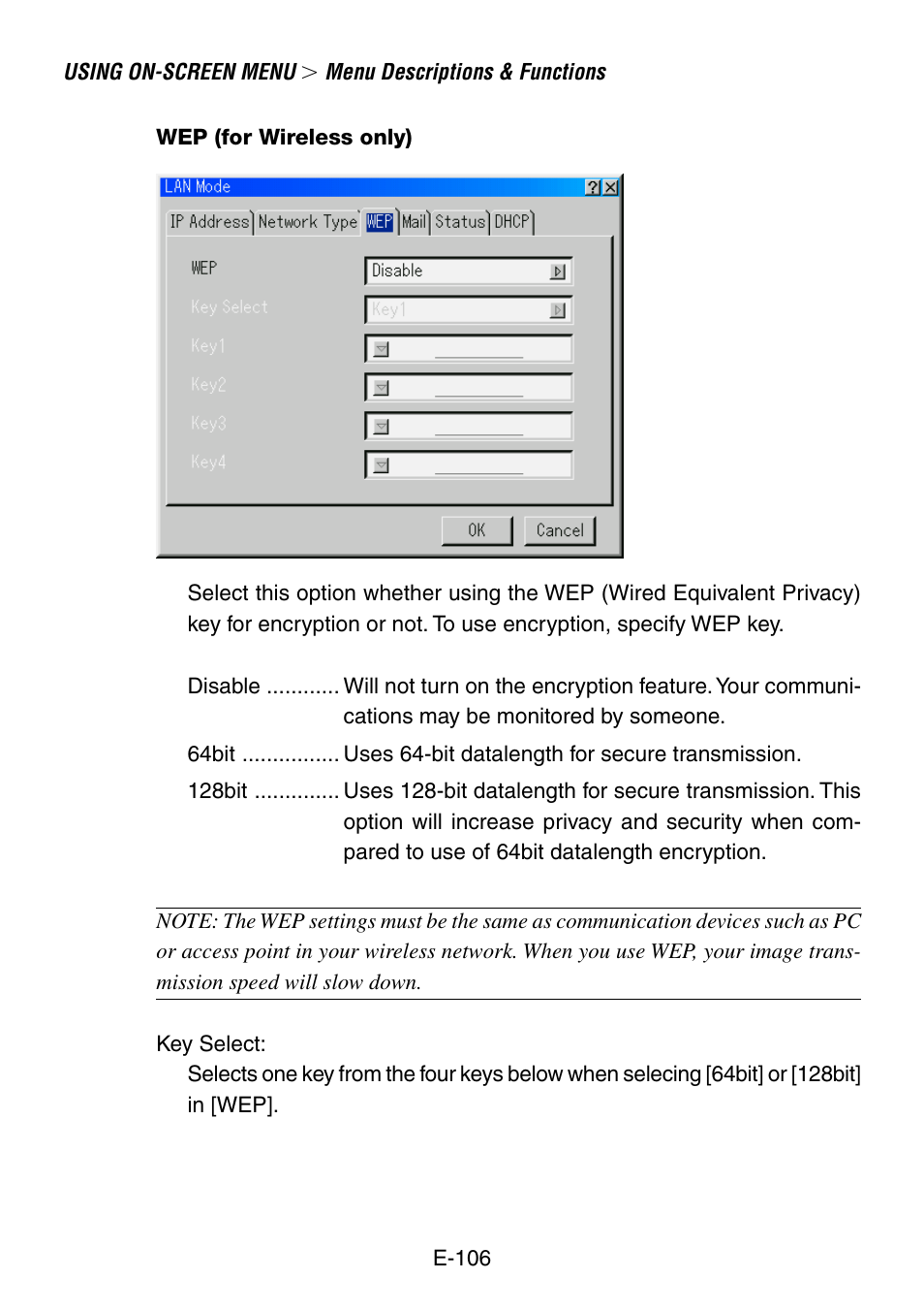 NEC LT240K User Manual | Page 106 / 152