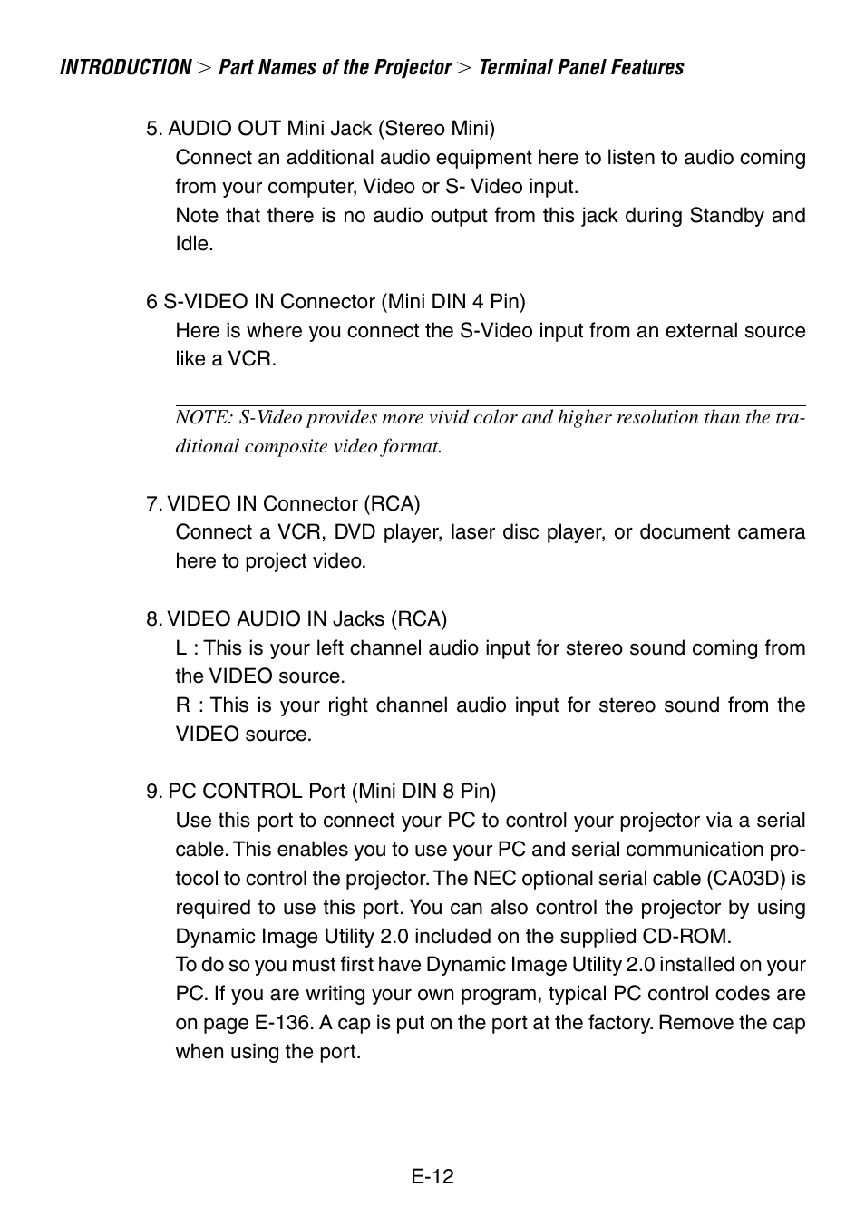 NEC LT240K User Manual | Page 12 / 152