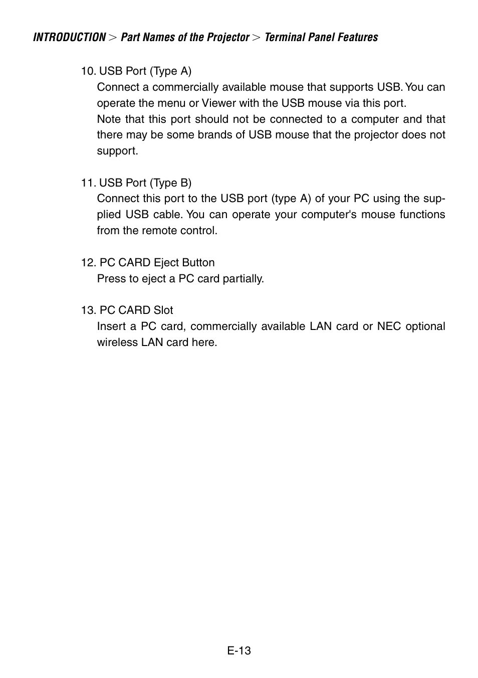 NEC LT240K User Manual | Page 13 / 152