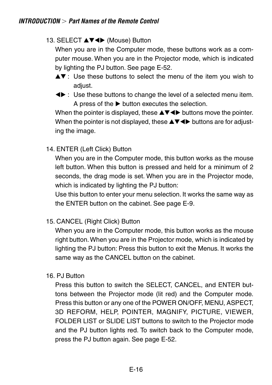 NEC LT240K User Manual | Page 16 / 152