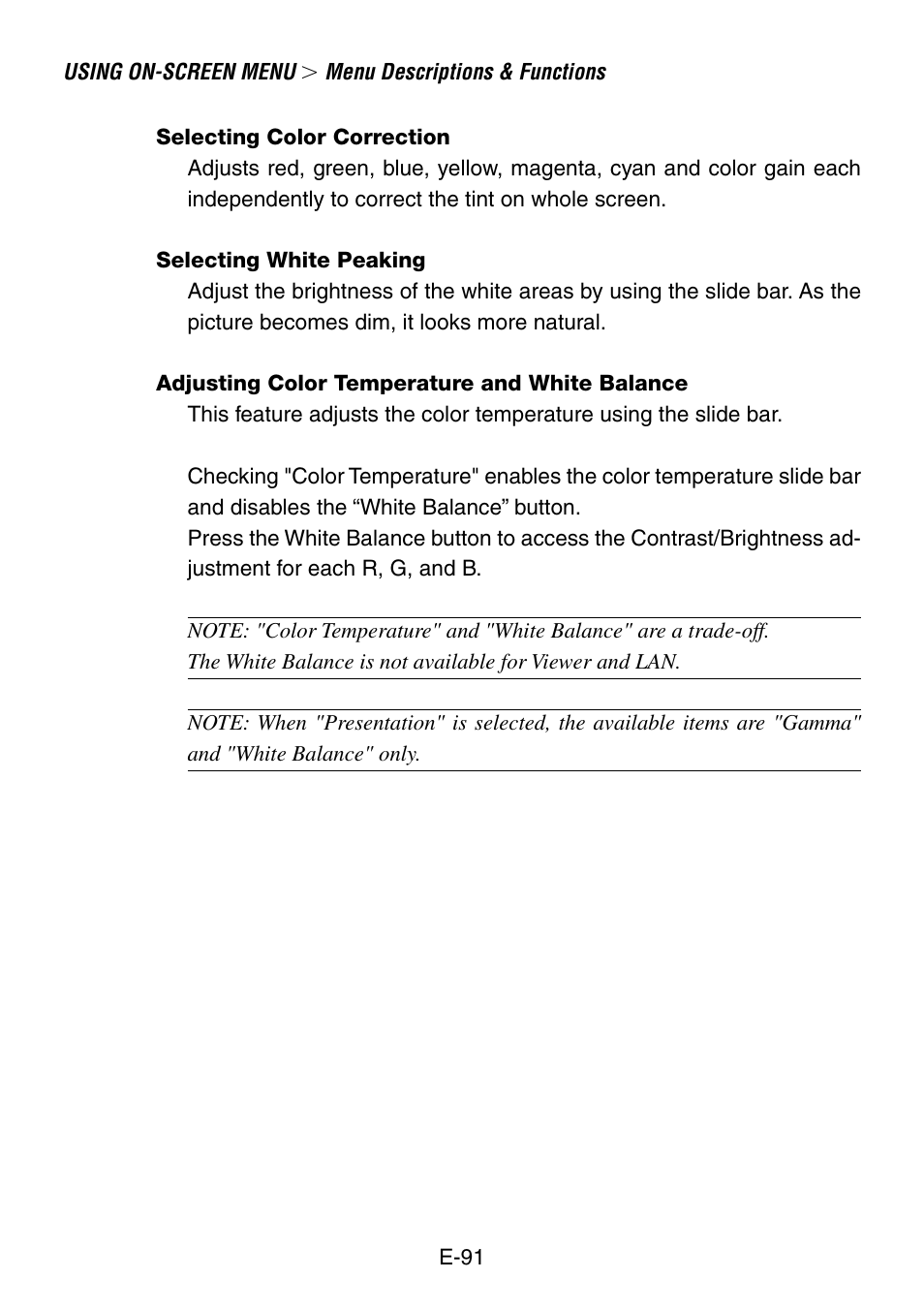 NEC LT240K User Manual | Page 91 / 152