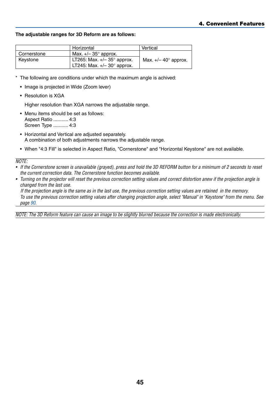 NEC LT265 User Manual | Page 52 / 145