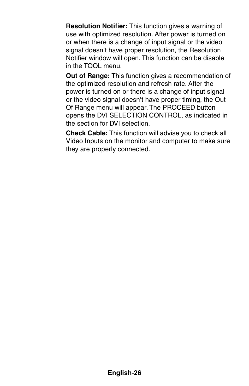 NEC LCD1525X User Manual | Page 27 / 30