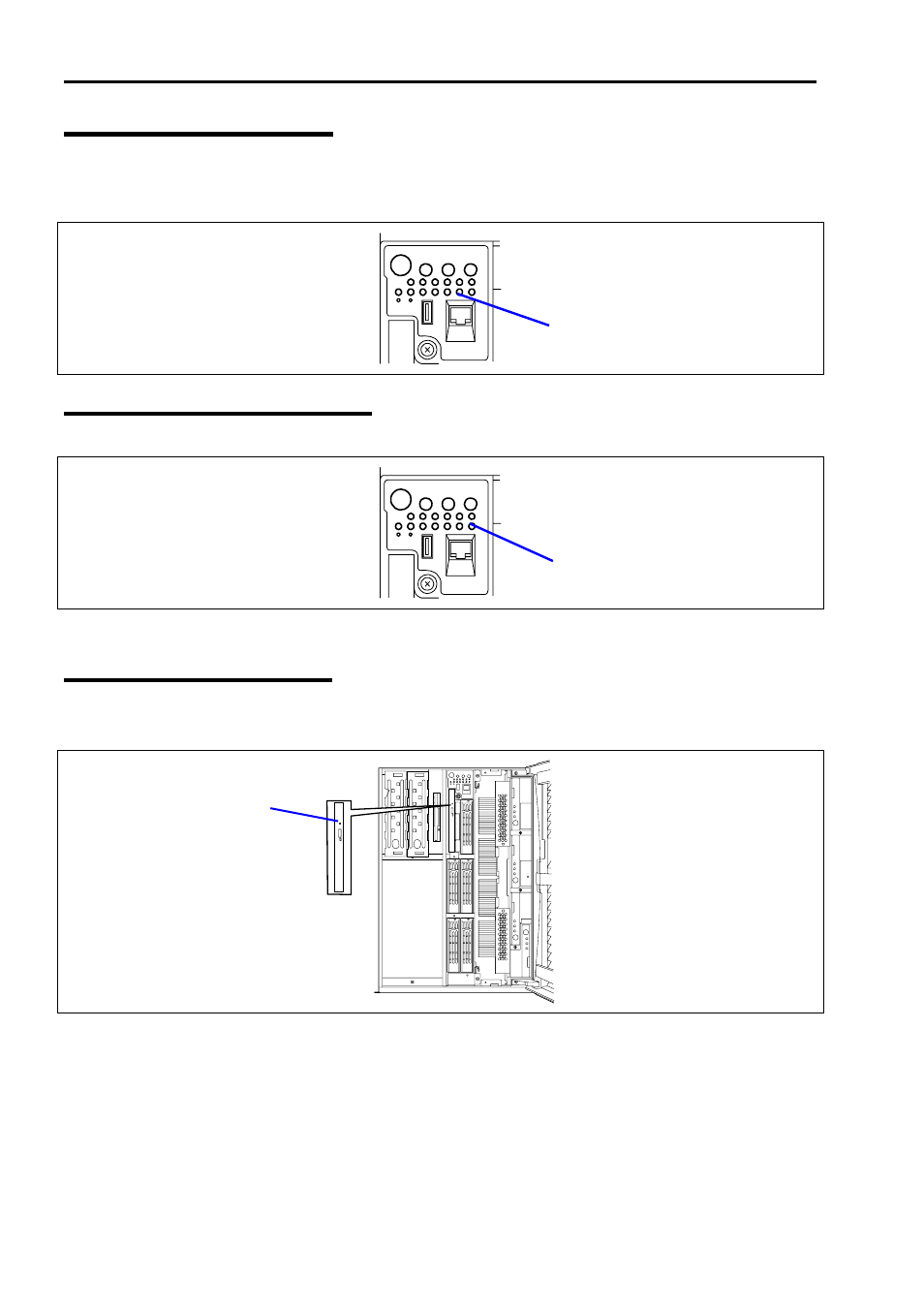 Fan error lamp, Thermal error lamp, Access lamps | NEC 140He User Manual | Page 214 / 360