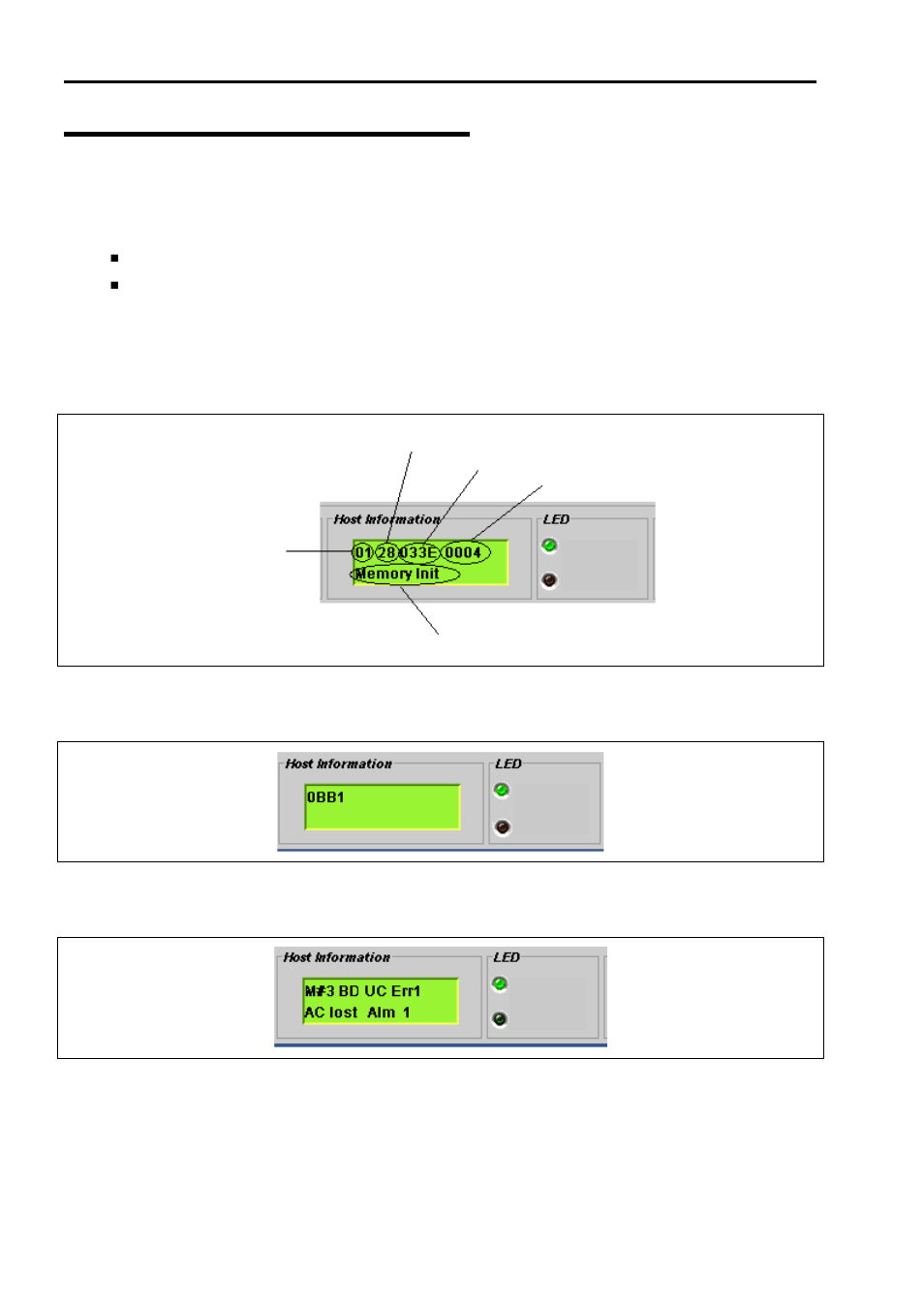 Error messages on virtual lcd, Post progress, Post error code | Other messages | NEC 140He User Manual | Page 228 / 360