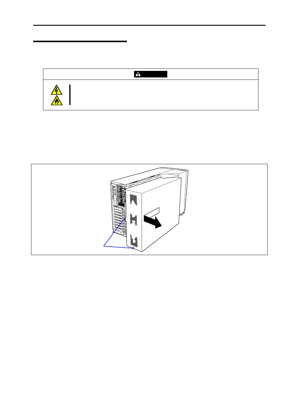 Rear access cover, Removal | NEC 140He User Manual | Page 275 / 360