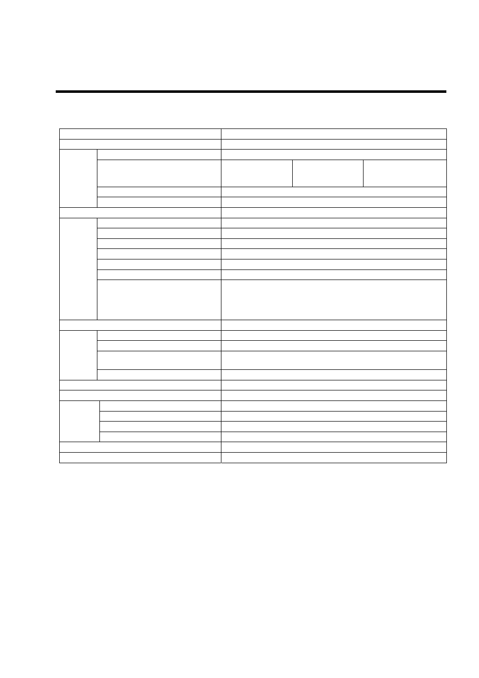 Specifications, Appendix a | NEC 140He User Manual | Page 321 / 360