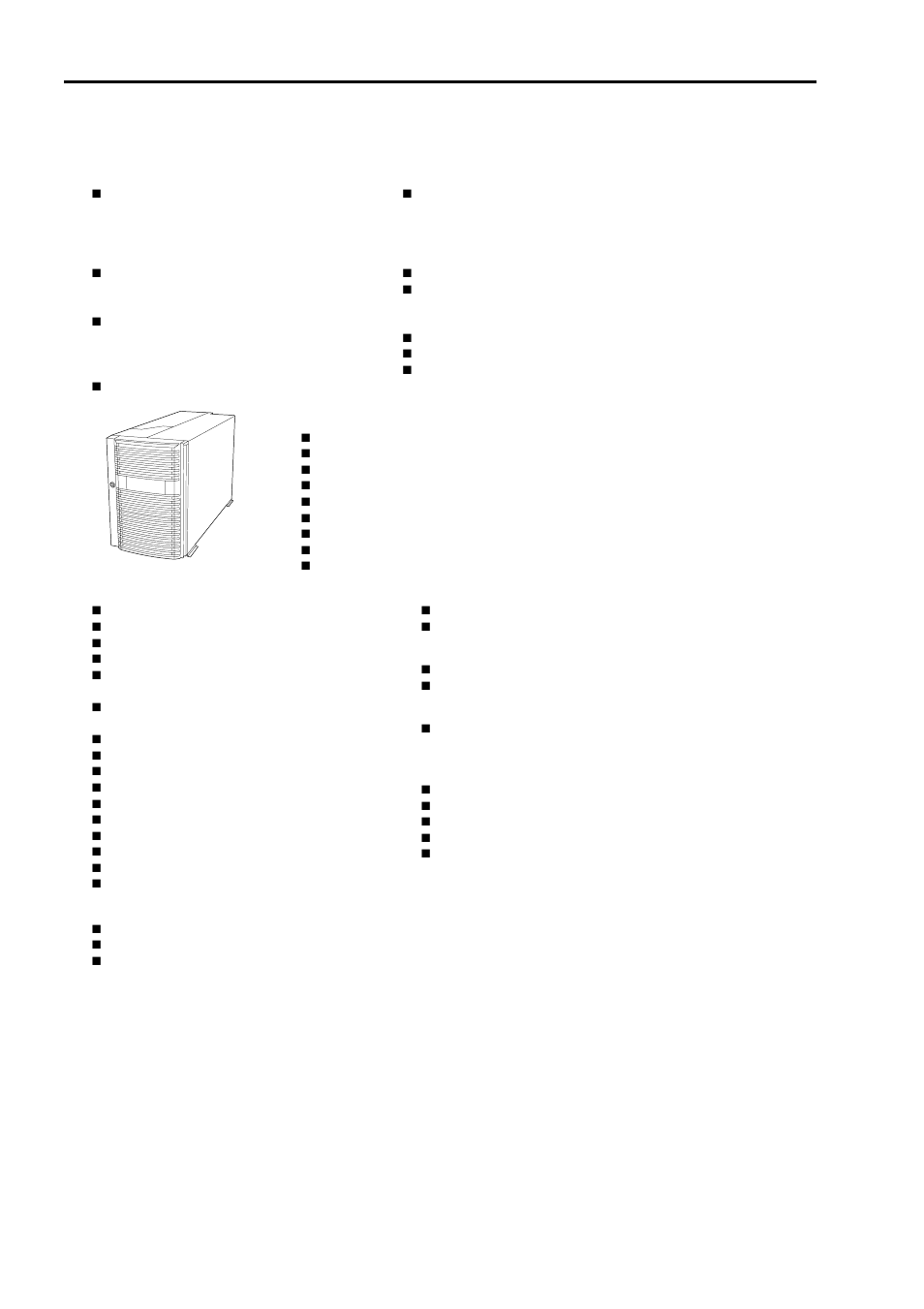 Standard features | NEC 140He User Manual | Page 40 / 360