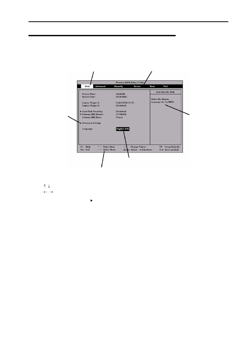 Description of on-screen items and key usage | NEC 140He User Manual | Page 75 / 360