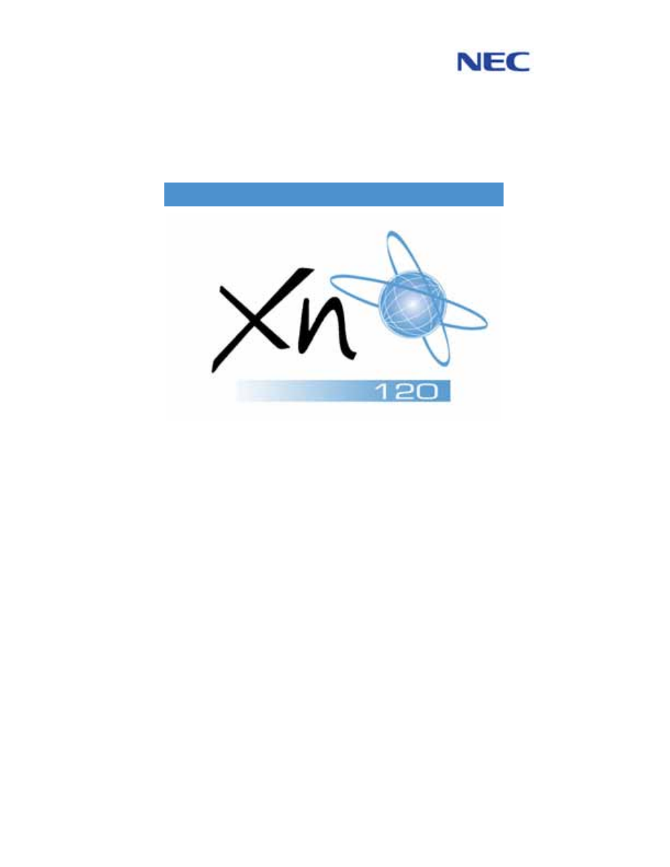 NEC XN 120 User Manual | 12 pages