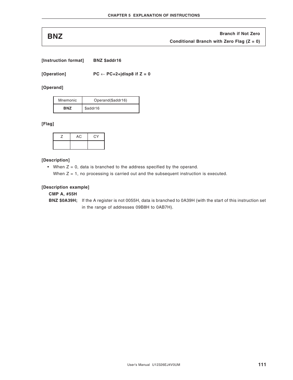 NEC 78K/0 Series User Manual | Page 111 / 129