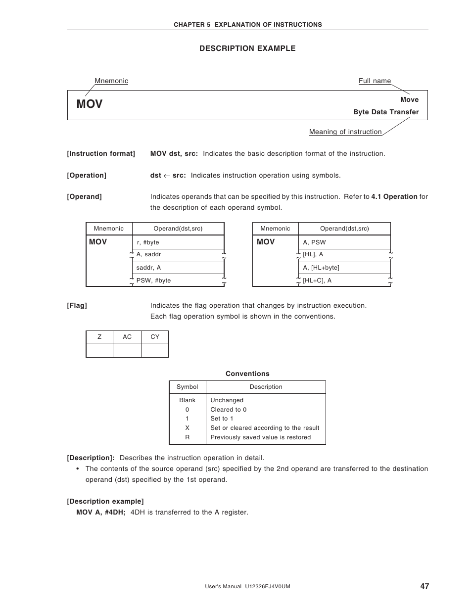 NEC 78K/0 Series User Manual | Page 47 / 129