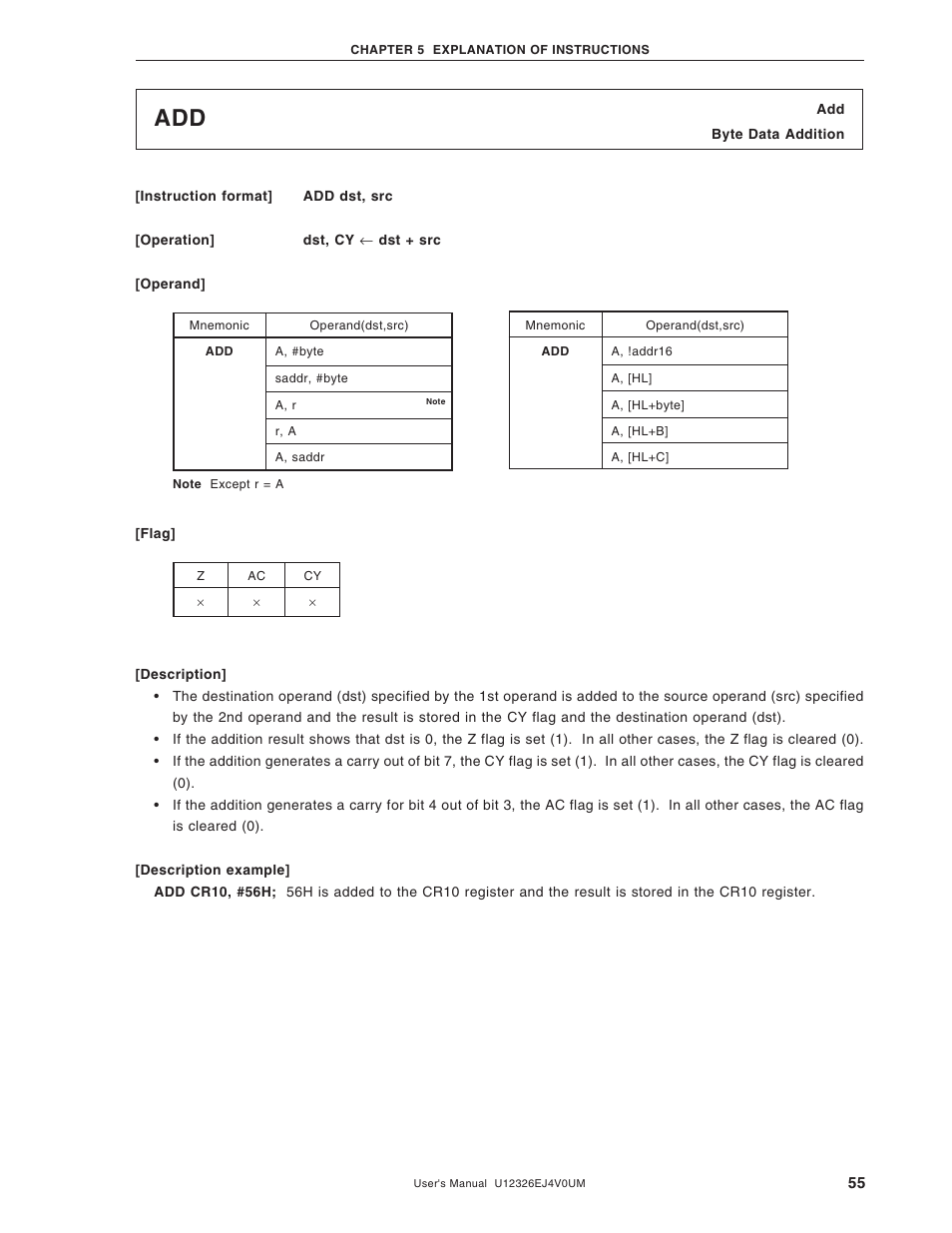 NEC 78K/0 Series User Manual | Page 55 / 129