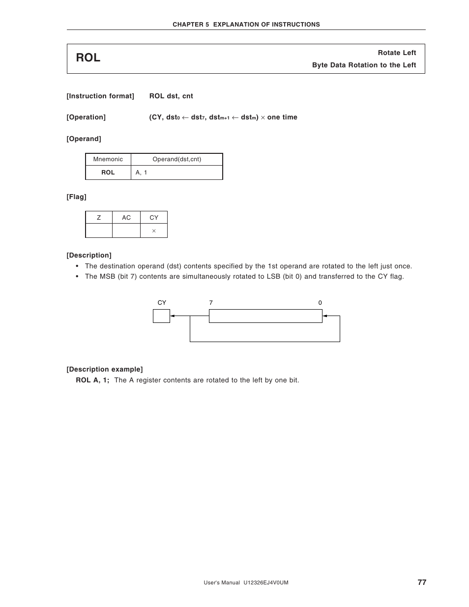 NEC 78K/0 Series User Manual | Page 77 / 129