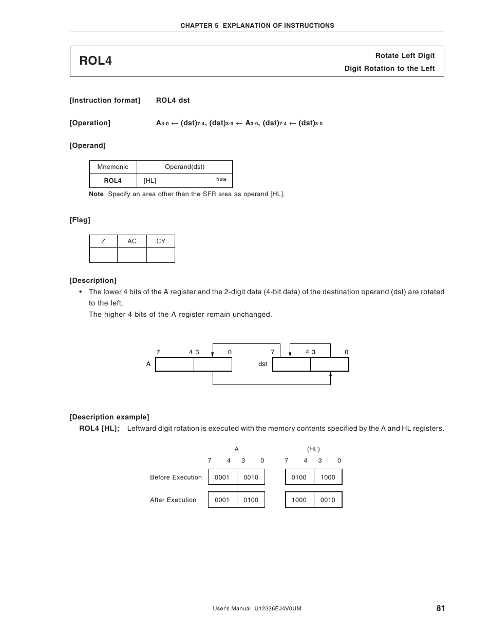 Rol4 | NEC 78K/0 Series User Manual | Page 81 / 129