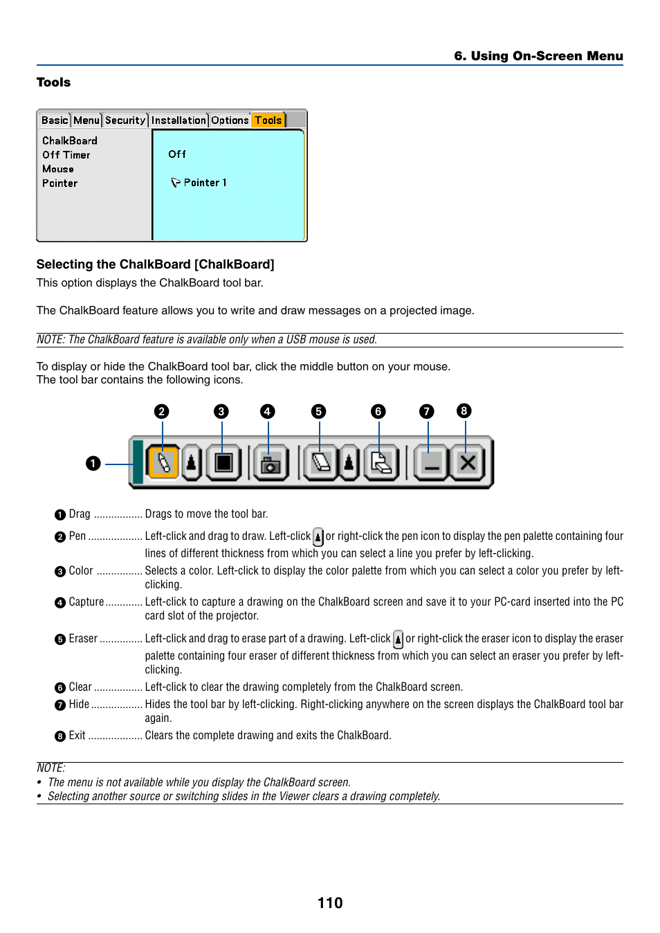 Tools | NEC LT245 User Manual | Page 117 / 145