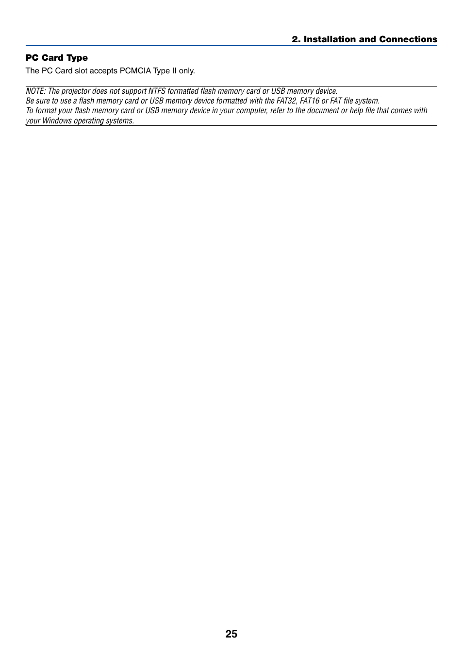 Pc card type | NEC LT245 User Manual | Page 32 / 145