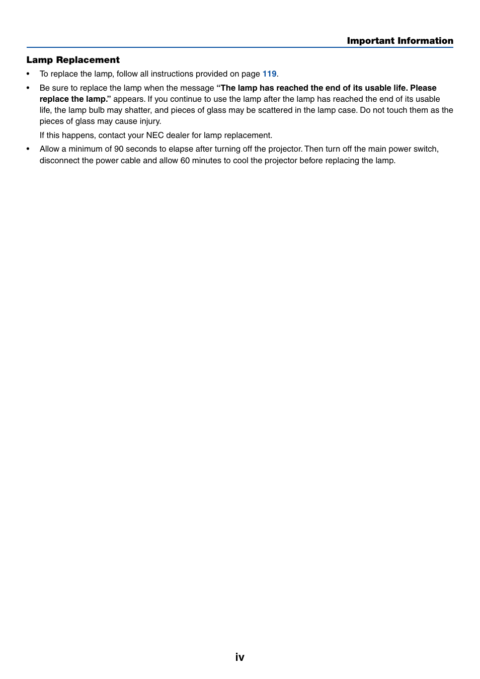 NEC LT245 User Manual | Page 5 / 145