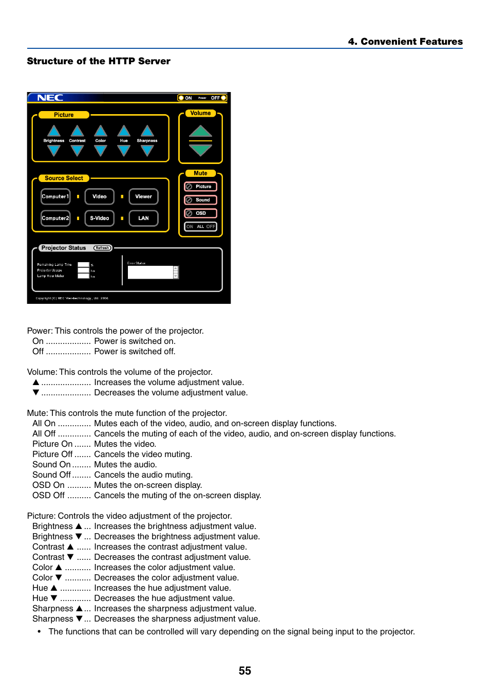 NEC LT245 User Manual | Page 62 / 145