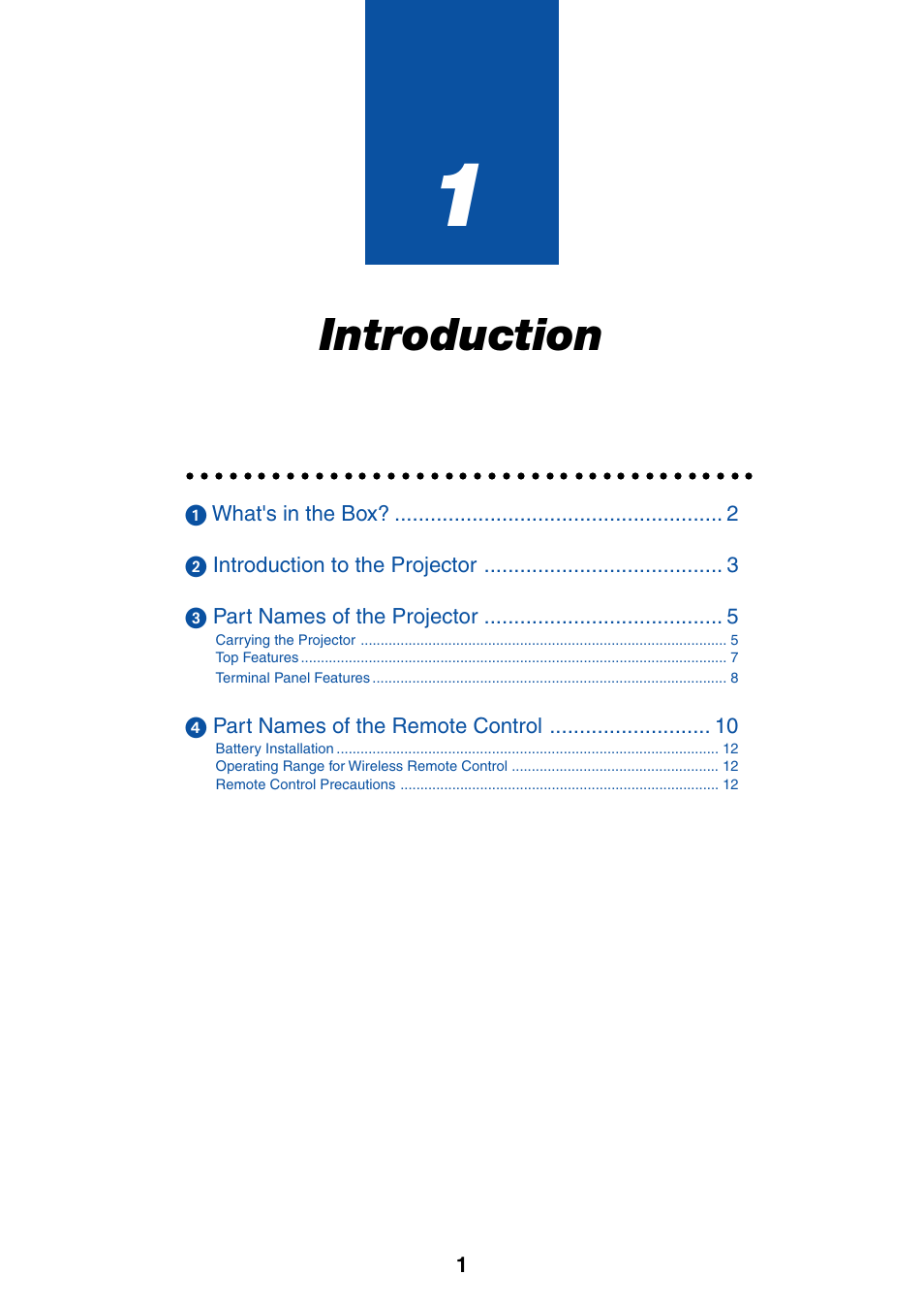 Introduction | NEC LT245 User Manual | Page 8 / 145