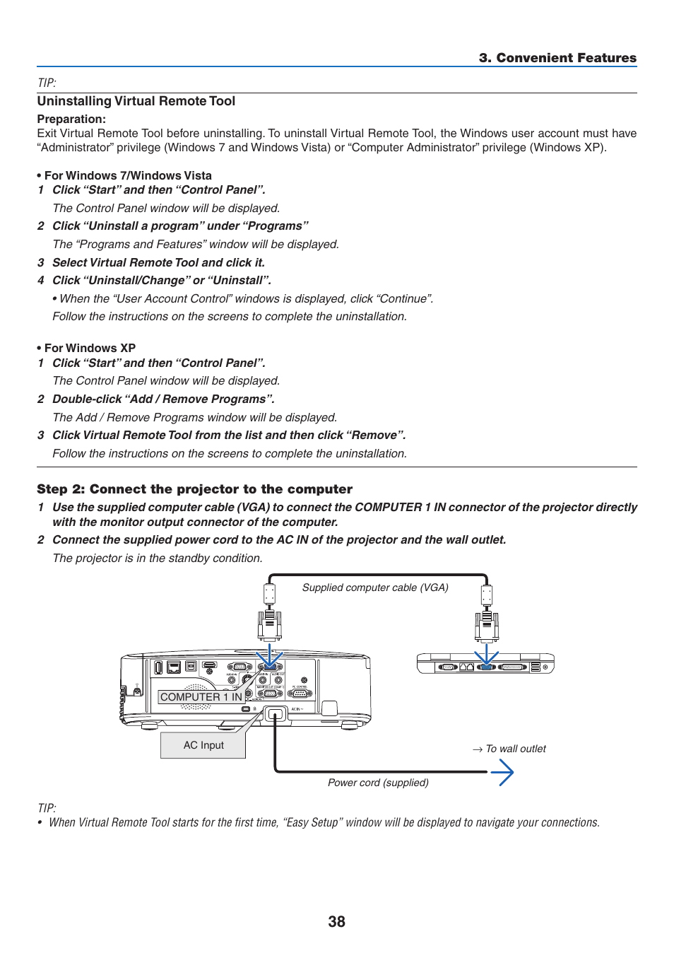 NEC M350X User Manual | Page 48 / 155