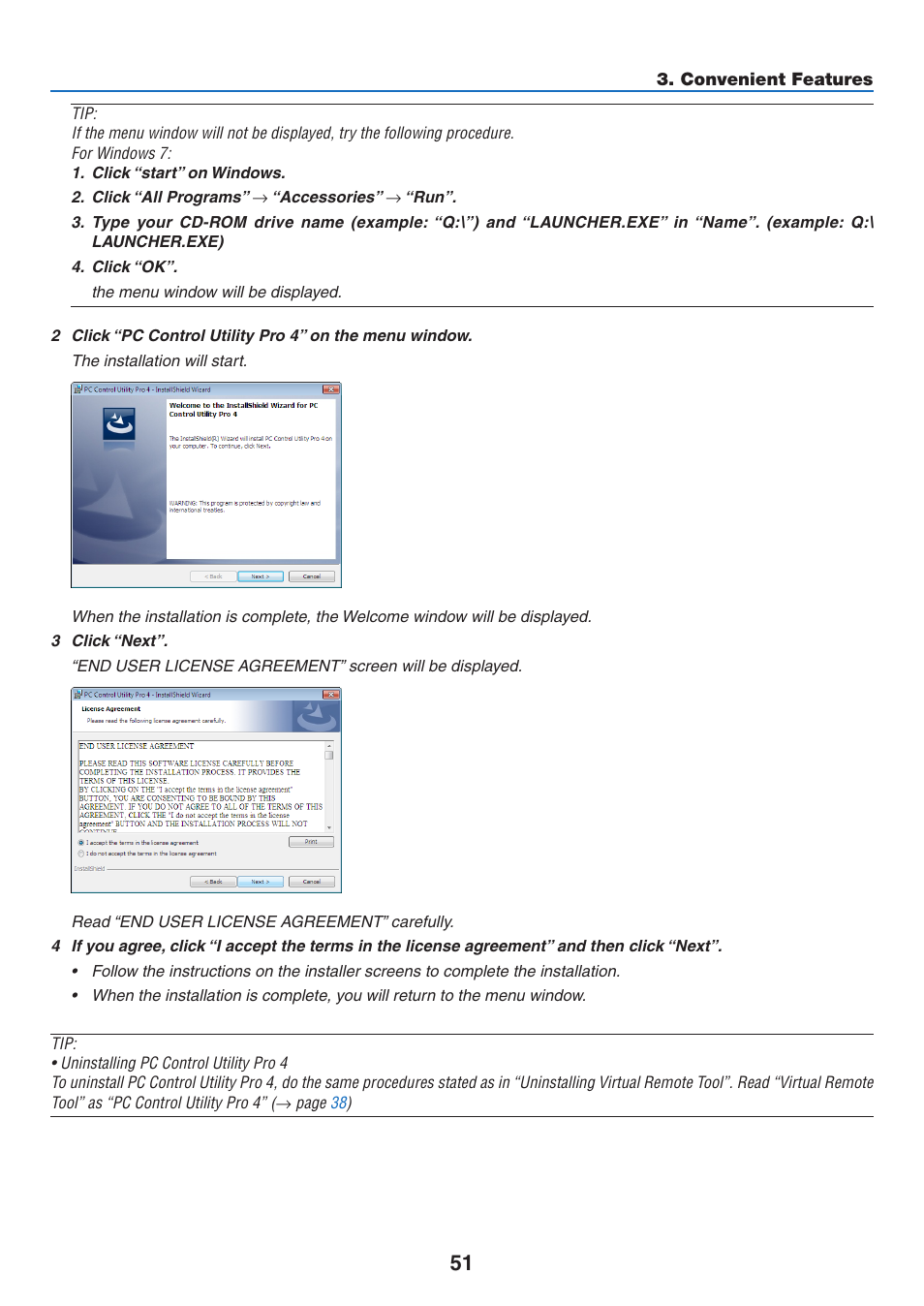 NEC M350X User Manual | Page 61 / 155