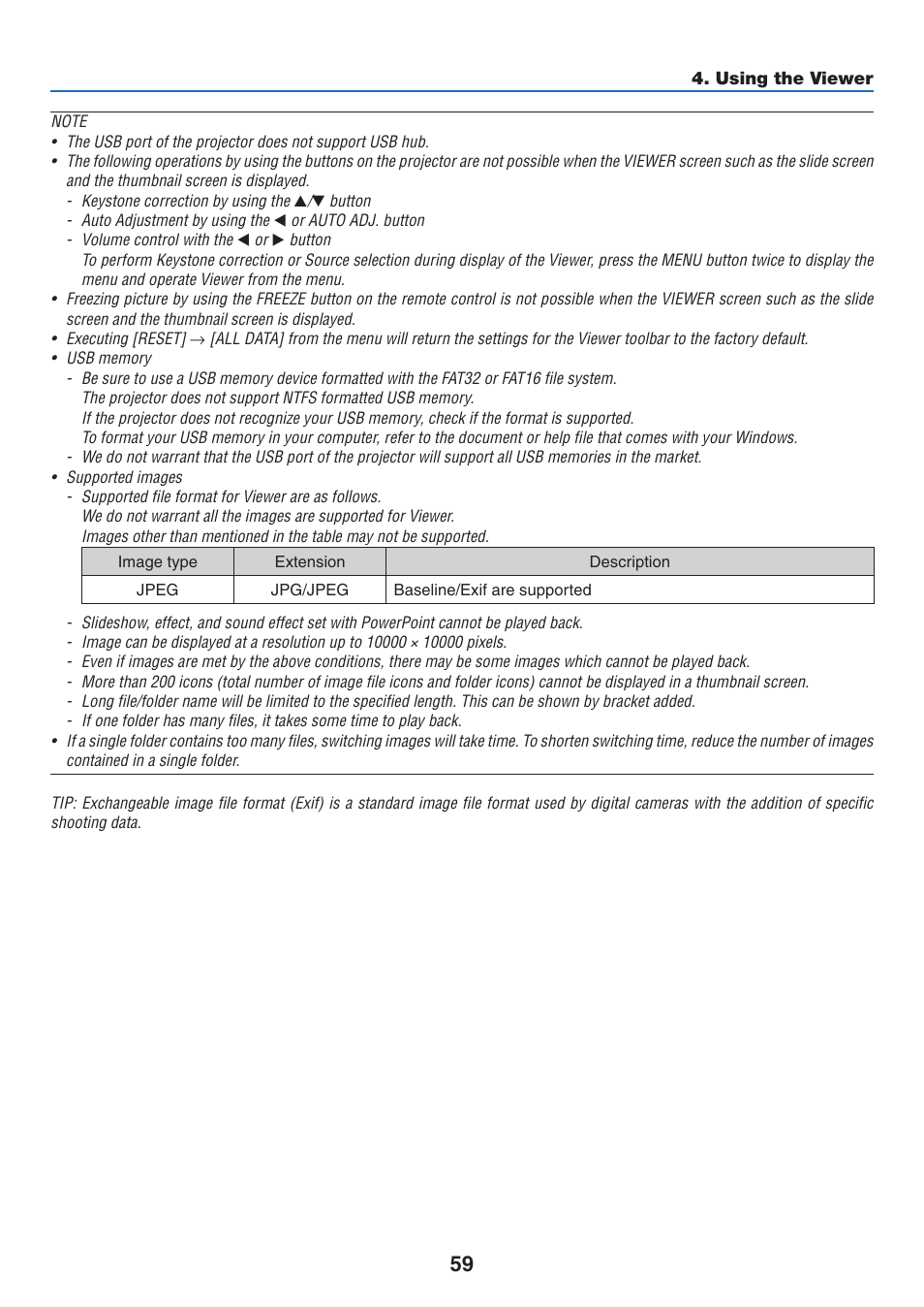 NEC M350X User Manual | Page 69 / 155