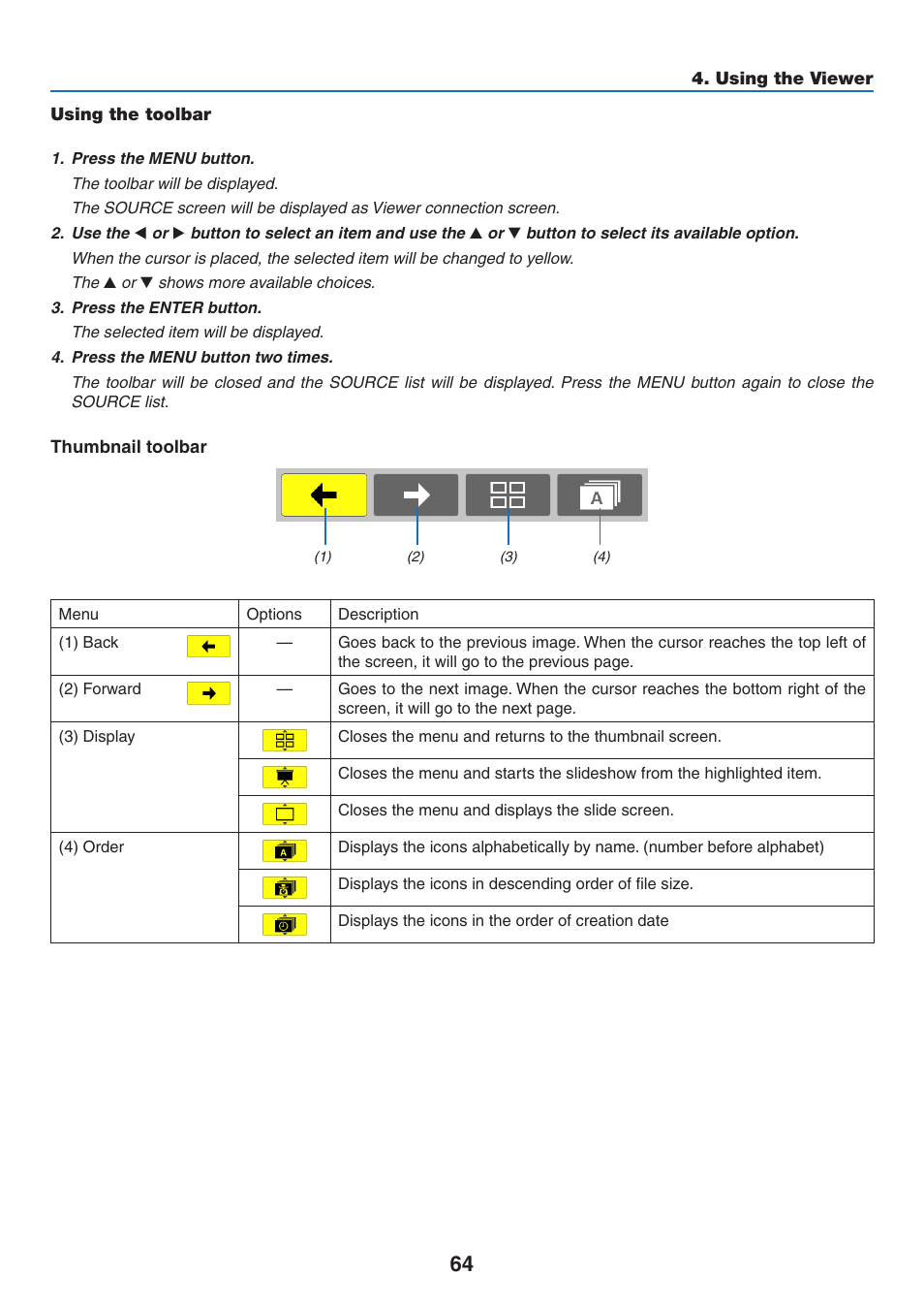 NEC M350X User Manual | Page 74 / 155