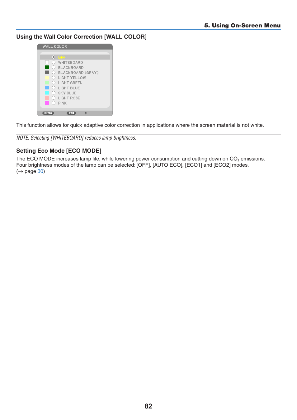 NEC M350X User Manual | Page 92 / 155